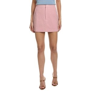 Beulah Rhinestone Pink Mini Skirt - Size Medium